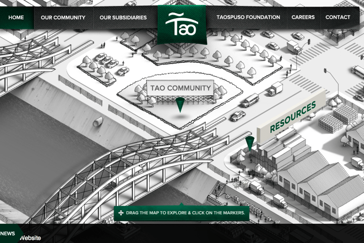 Tao Community website preview